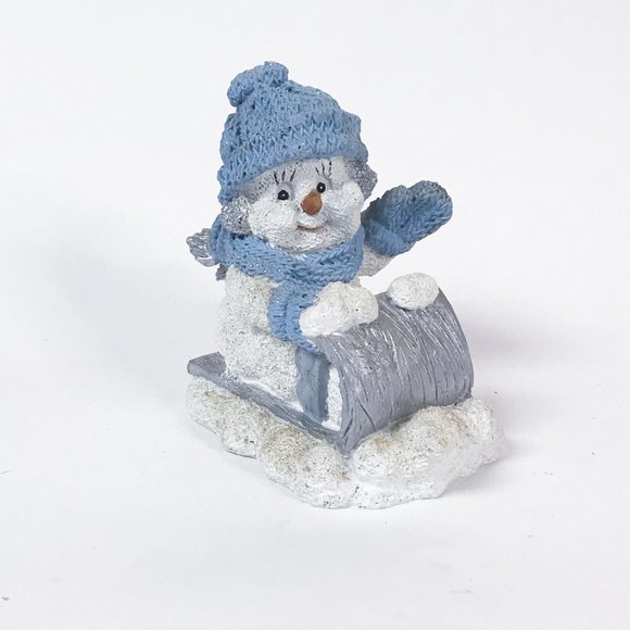 Snowbuddies 1999 "Tobaggonin" Figurine - Picture 1 of 6